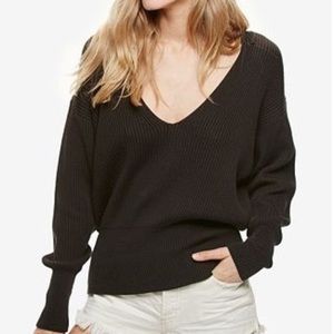 MAUVE free people sweater size M